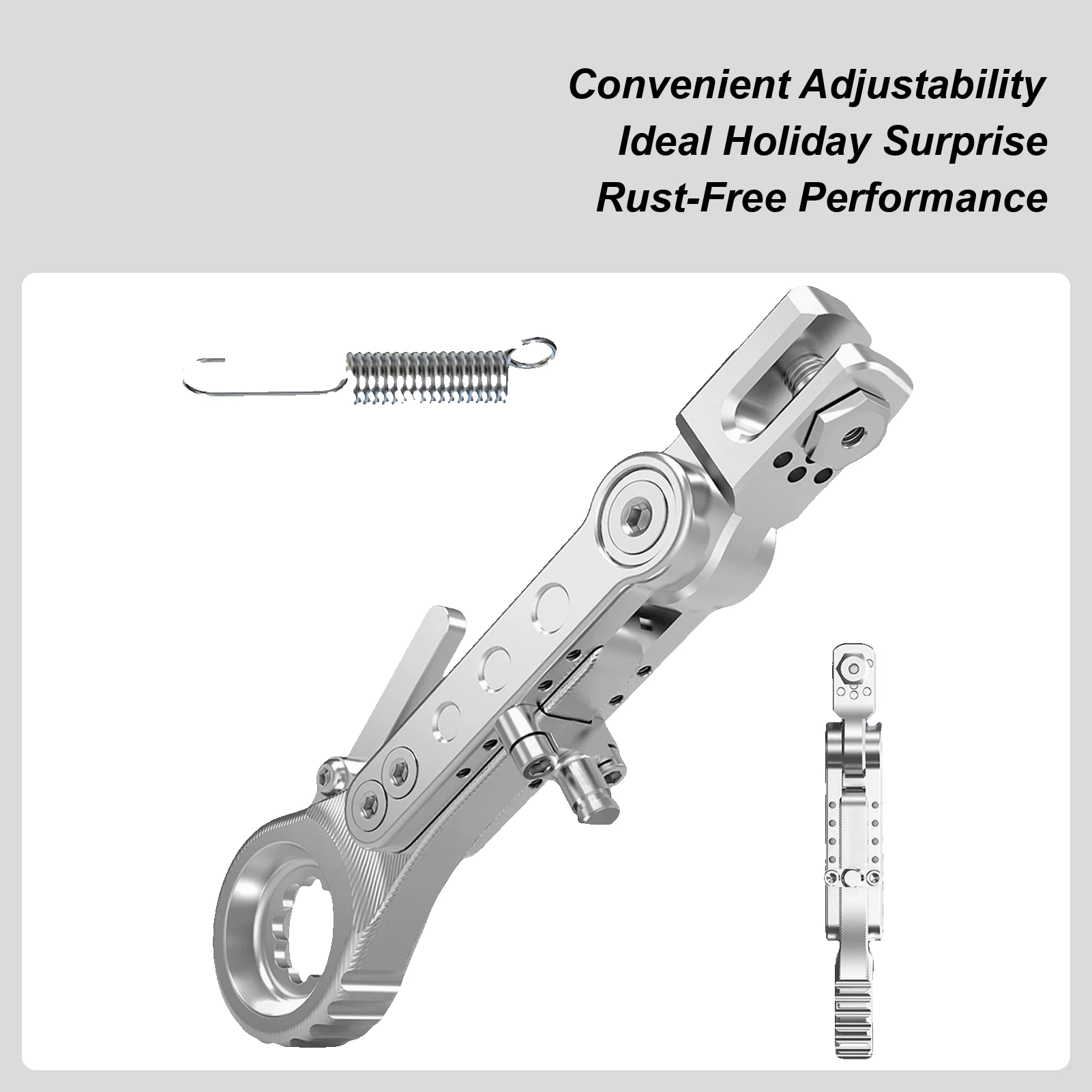 

Kickstand Motorcycle Adjustable Height Alloy Scooter Parking Kickstand For Men Women Boys Girls Youth Teens Athletes Son