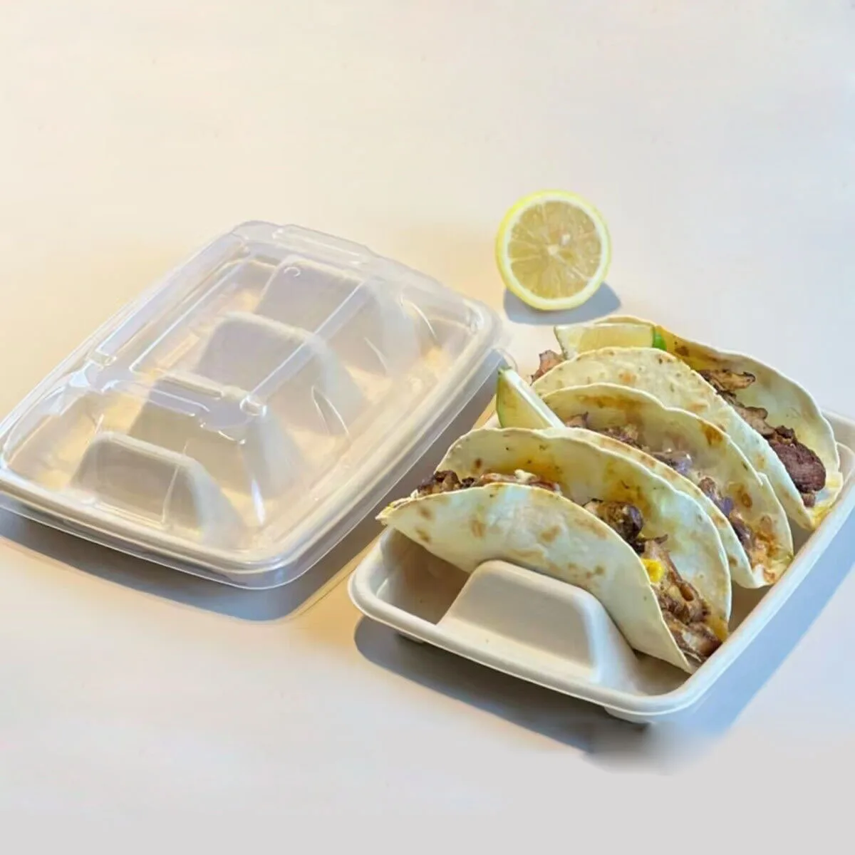 

25pcs Mexican Tacos Pancake Shelf Holder Tortilla Wave Shape Tray Stand Disposable Pizza Roll Food Display Holders