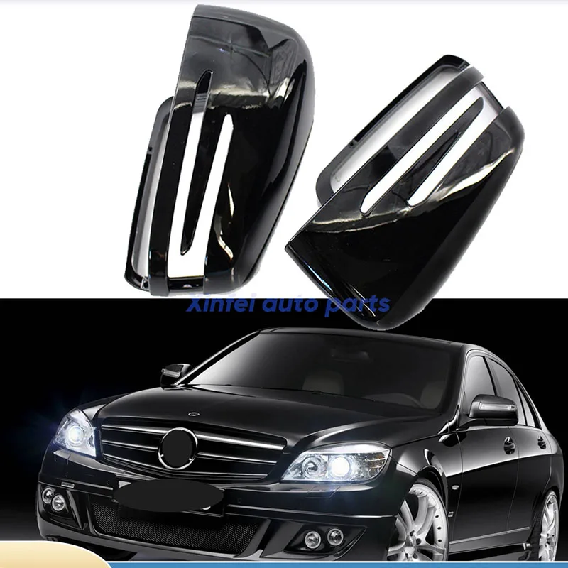 

Rearview Mirror Cap Wing Side Mirror Cover Housing Fit For Mercedes Benz W204 C207 W212 W221 C218 Car Accessories