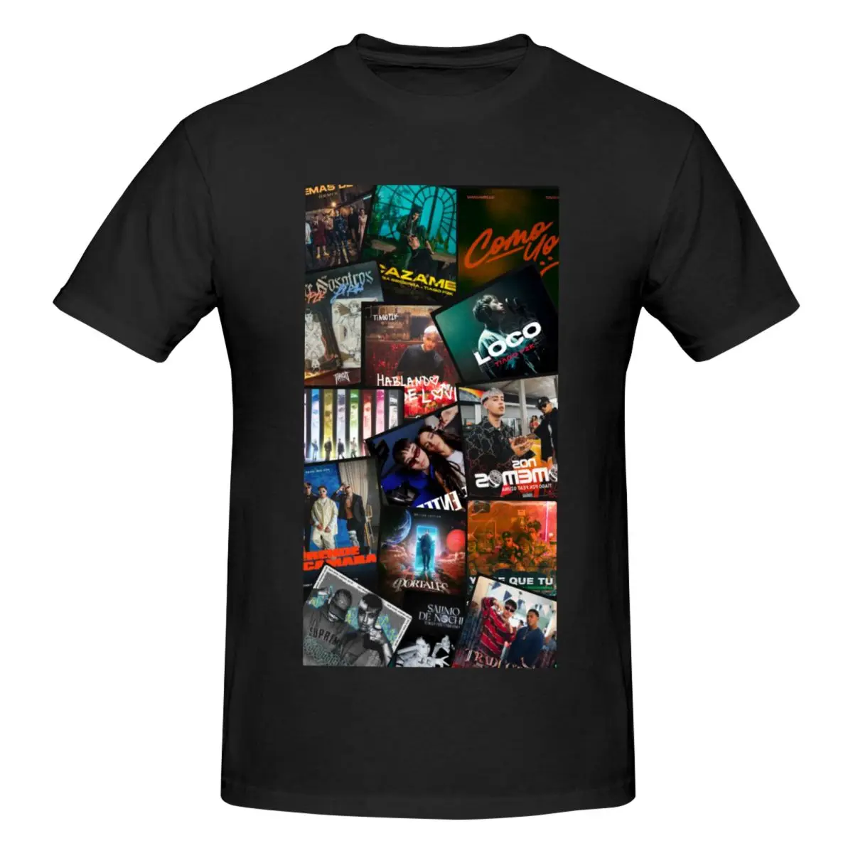 

Rapper TIAGO PZK Album T Shirts Graphic Y2K Unique Cotton Tshirts For Men Women Tops