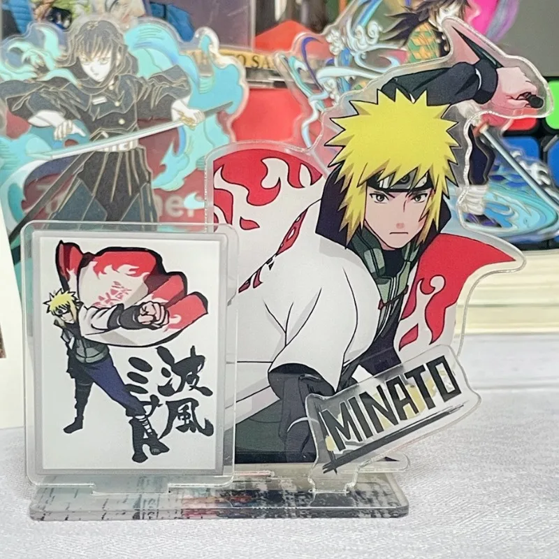 Naruto Uzumaki Naruto Acryl Plaque Anime Actiefiguren Cartoon Speelgoed Gepersonaliseerde Paar Ornament Decoratie Kid Kerstcadeau