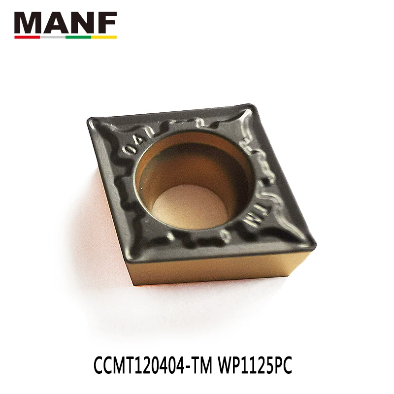 MANF Turning Tool Lathe Cutter CCMT120404 Internal Hole Processing Carbide Inserts Indexable cutting For S25R-SCLCR Holder