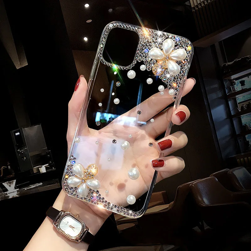 

Luxury Rhinestone Case Cover for Samsung Galaxy, Glitter Diamond, A30, A50, A70S, A22, A32, 5G, A52, A71, 4G, A51, A72, Fashion