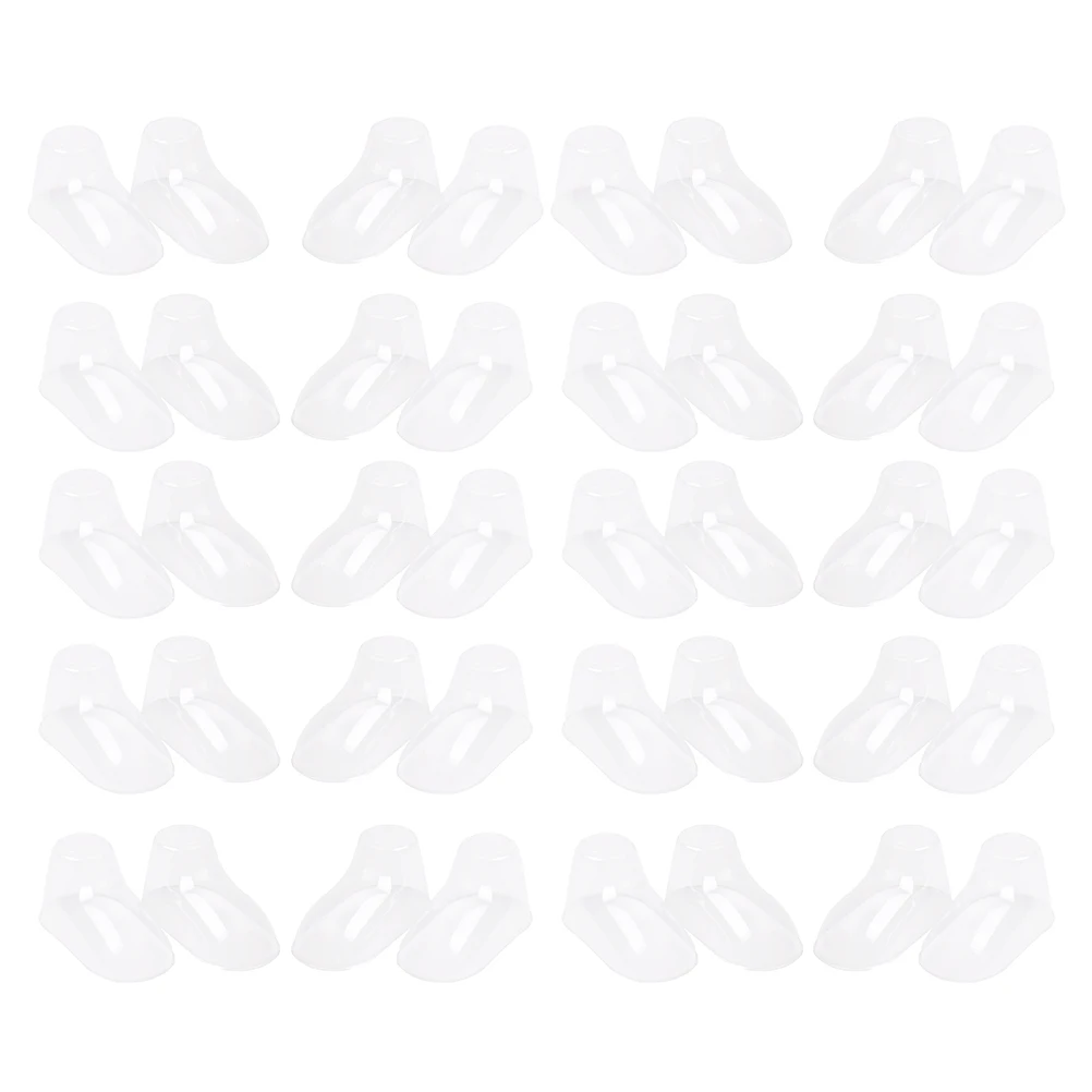 

100pcs Baby Socks Holder Transparent Display Stand Infant Shoes Racks Trees Showcase Eco Friendly Durable Stylish Practical
