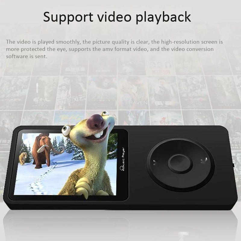 F8 Mini LCD Screen MP3 Player 160X128px Press Screen 8GB Built-In Memory Audio Walkman With FM Radio E-Book Recorder