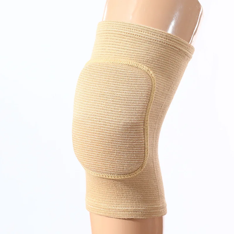 Rodilleras de entrenamiento de voleibol con rodillo de baile, rodilleras de compresión deportivas, Protector elástico de rodilla