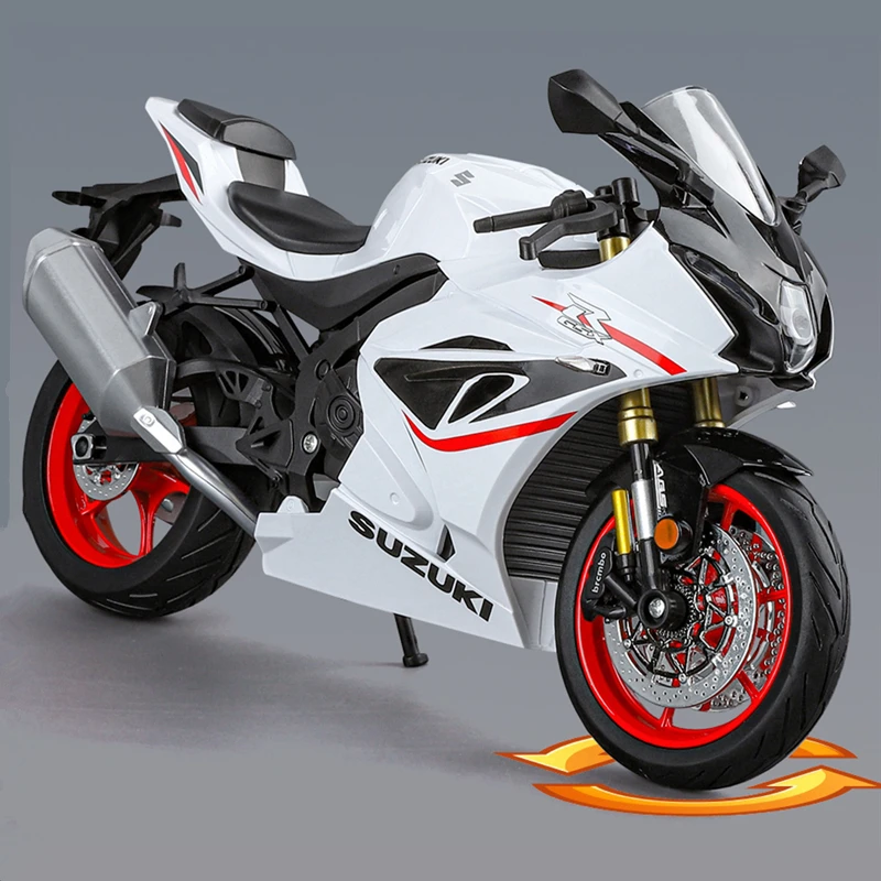 Large Size 1:9 Suzuki GSX-1000R Alloy Racing Motorcycle Model Diecasts Street Sports Motorcycle Model Simulation Kids Toys Gifts