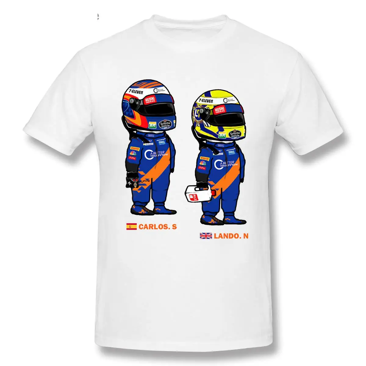 

Lando Norris And The Milk Classic Tshirts DMN T-Shirt Tees Tops