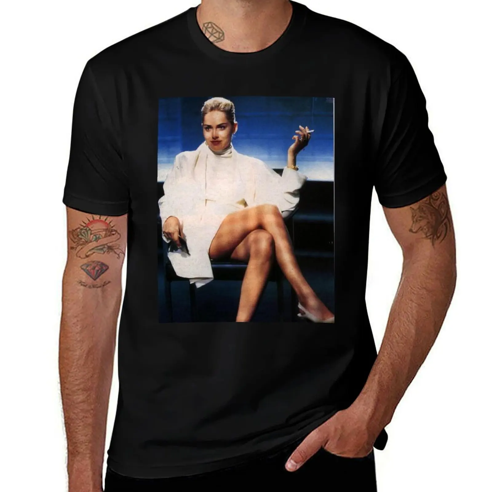 Basic Instinct T-Shirt Labor Work Casual T-Shirt