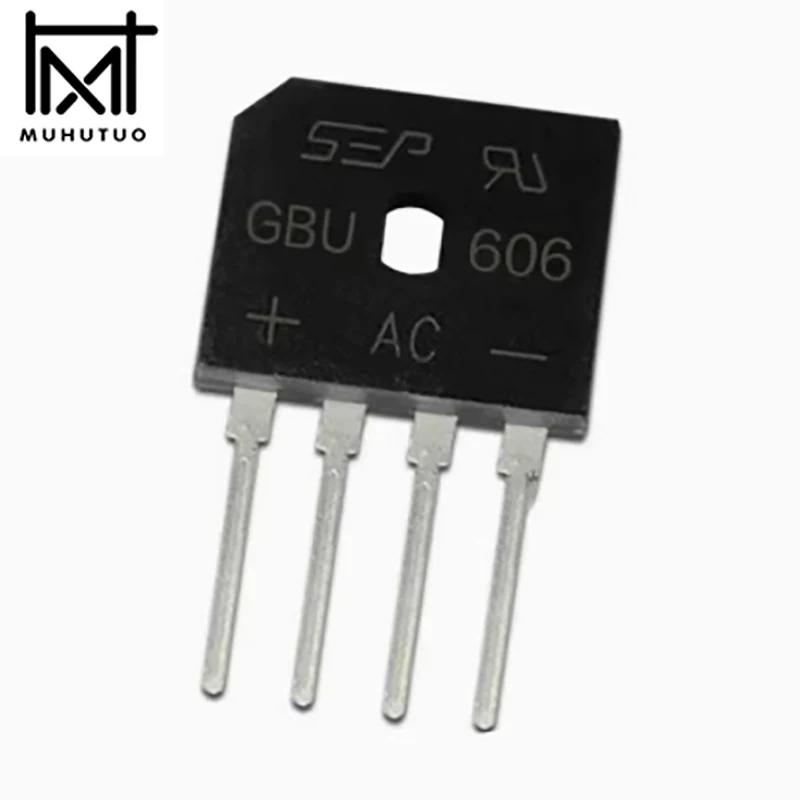 10PCS GBU406 GBU408 GBU410 GBU606 GBU608 GBU610 GBU805 GBU806 GBU808 GBU810 GBU1006 GBU1010 GBU1510 GBU2506 GBU2510 GBU3510 Chip