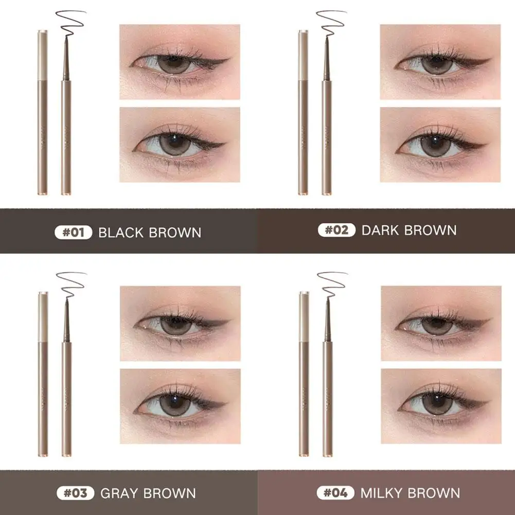 Judydoll-Crayon Eyeliner Gel, Lisse et Longue Durée, Fine, Imperméable, Sans Taches, Pas de Maquillage, Convient pour Begi O9M9