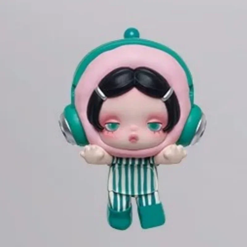 POP MART POP ATTACH SKULLPANDA Off Mode Series Mini Doll Mystery Box Genuine Blind Box Guess Toys Bag Ornament Figurines Home image 3