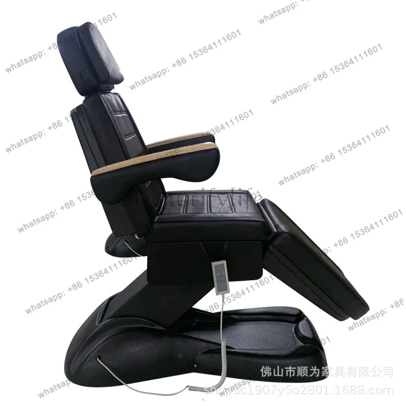 Factory Direct Sales Foreign Trade Electric Beauty Bed Lifting Chiropractic Bed Bone Embroidery Face Bed