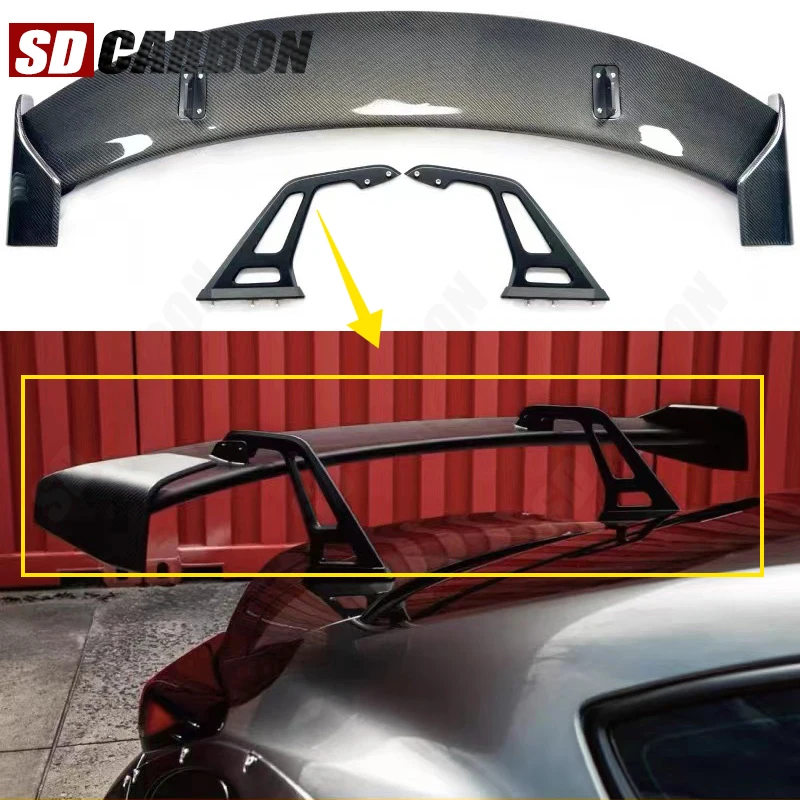 

For Toyota GR86 GT86 Subaru BRZ 2012+ Carbon Fiber Spoiler Tail fins Rear Trunk Spoiler Guide Wing Rear Wing Car Accessories