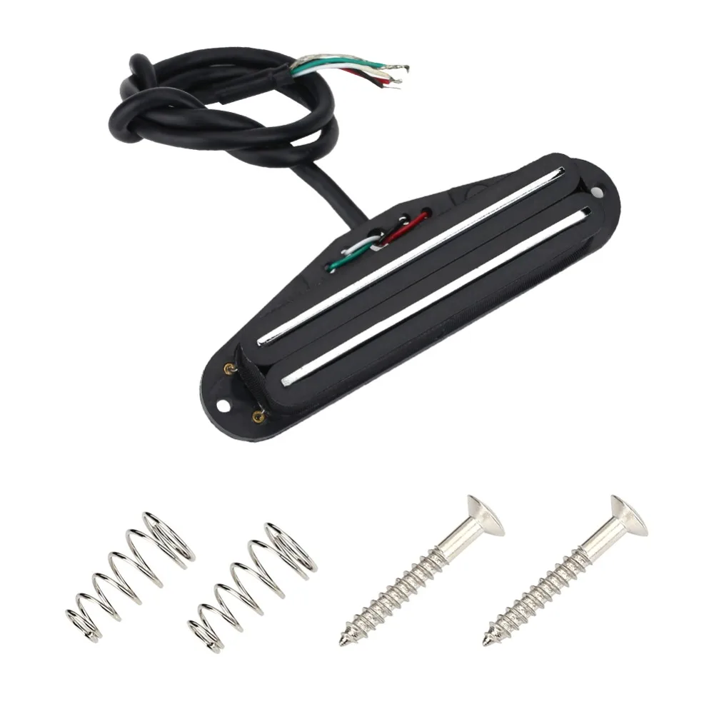 10K Resistance​ Dual Rail Humbucker Pickups ​Black 4 conductors ​Guitar Humbucker Pickup​ Sensitive Dual Rail