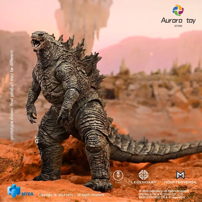 2024 Original Hiya Godzilla Vs Kong The New Empire Action Figure New Item Godzilla And Kong Colelctible Children Toys Free Gift