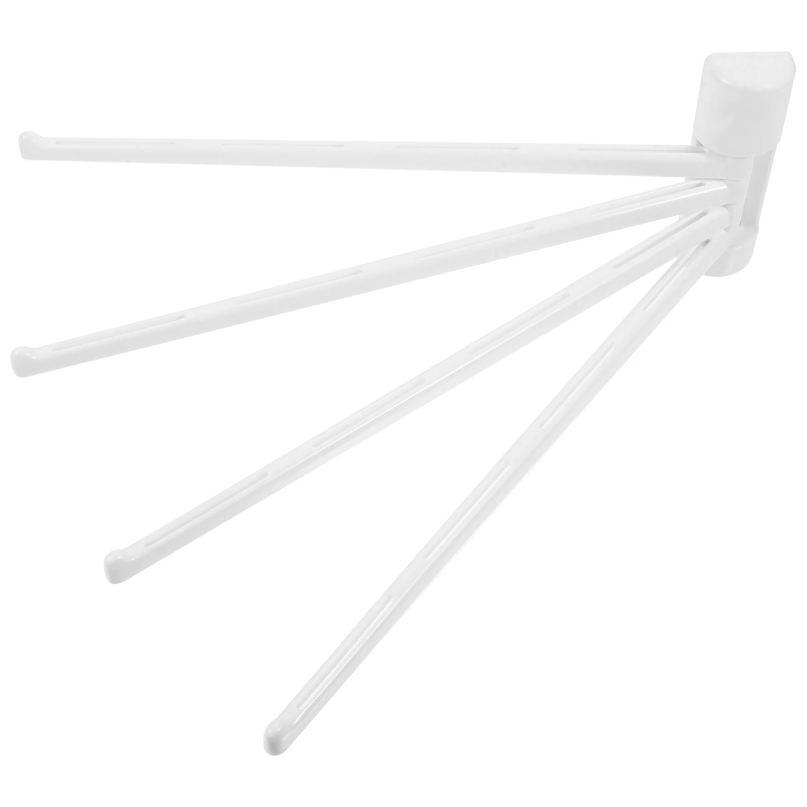 

Suction Cup Towel Rack 3 Rotatable Bars PVC ABS Material Bathroom Kitchen Shelf Dry Clothes Tower Hanger Lightweight Easy