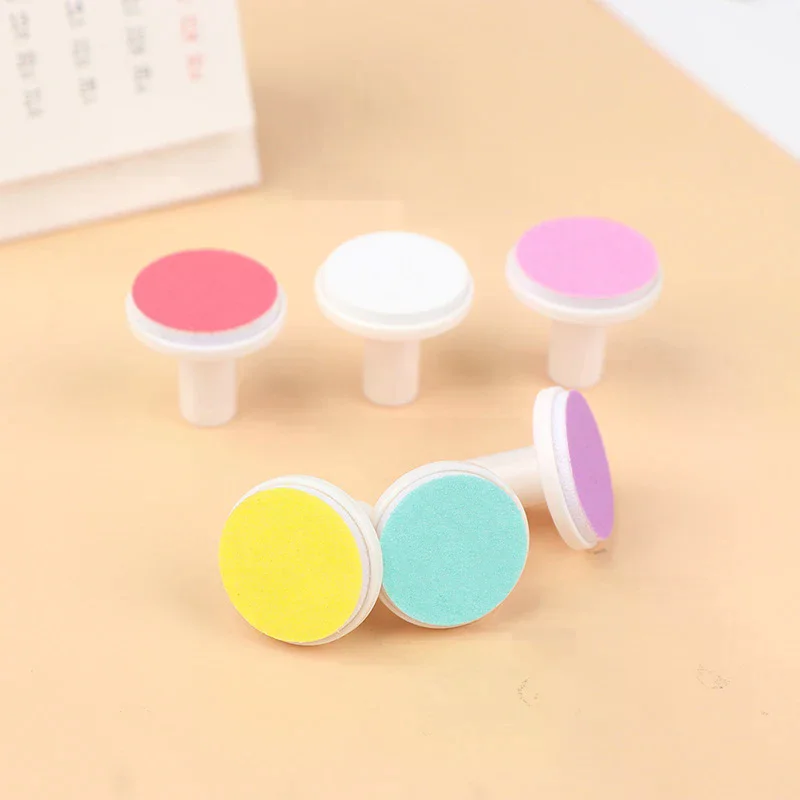 10 個ネイル研削ヘッドベビーネイルファイルパッド電動ネイルトリマー交換パッド子供新生児幼児用