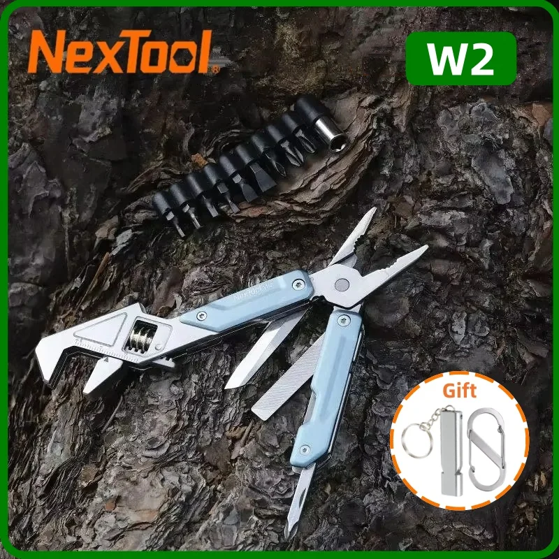 

NexTool Light Wrench W2 Multi Tool 8 In 1 Foloding Pliers Multi-functional Spanner Screwdriver Outdoor Camping EDC Hand Tool