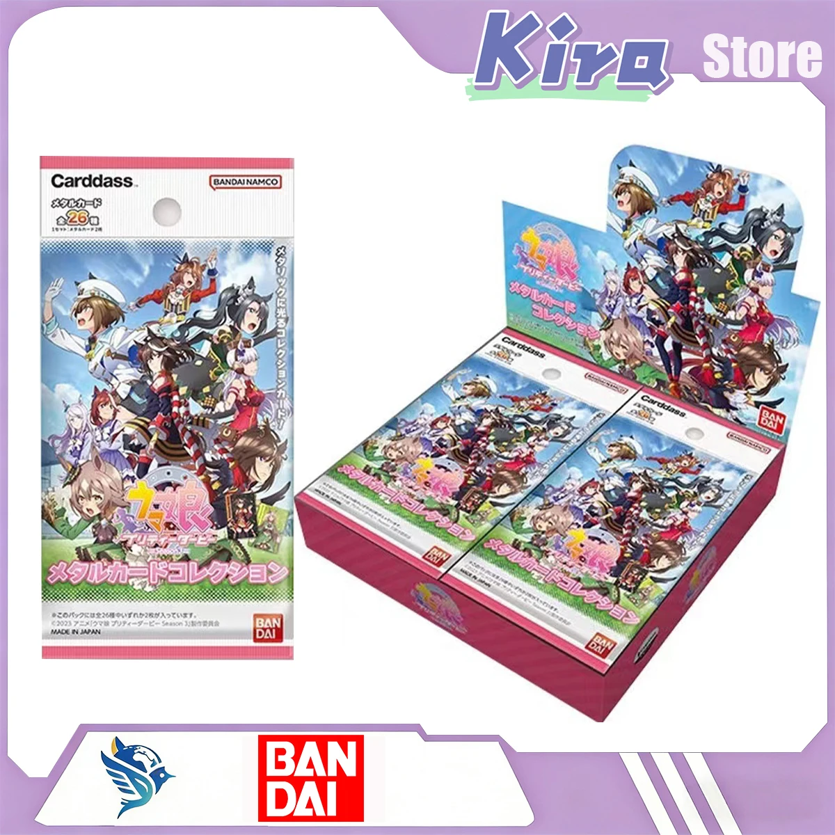 

BANDAI Umamusume Pretty Derby Japanese Version Collection Cards Anime Character Game Cards Whole Box Designer Toys for Fans Gift