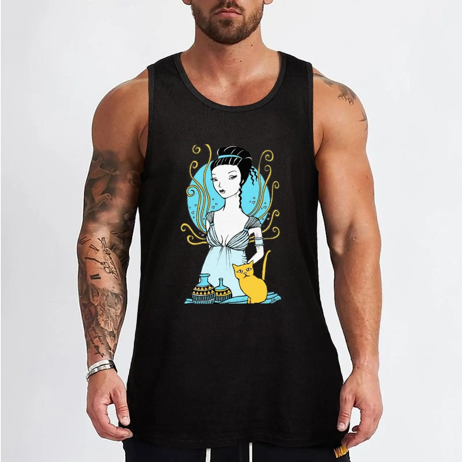 Aphrodite Tee Tank Top gym accessories men bodybuilding t-shirt