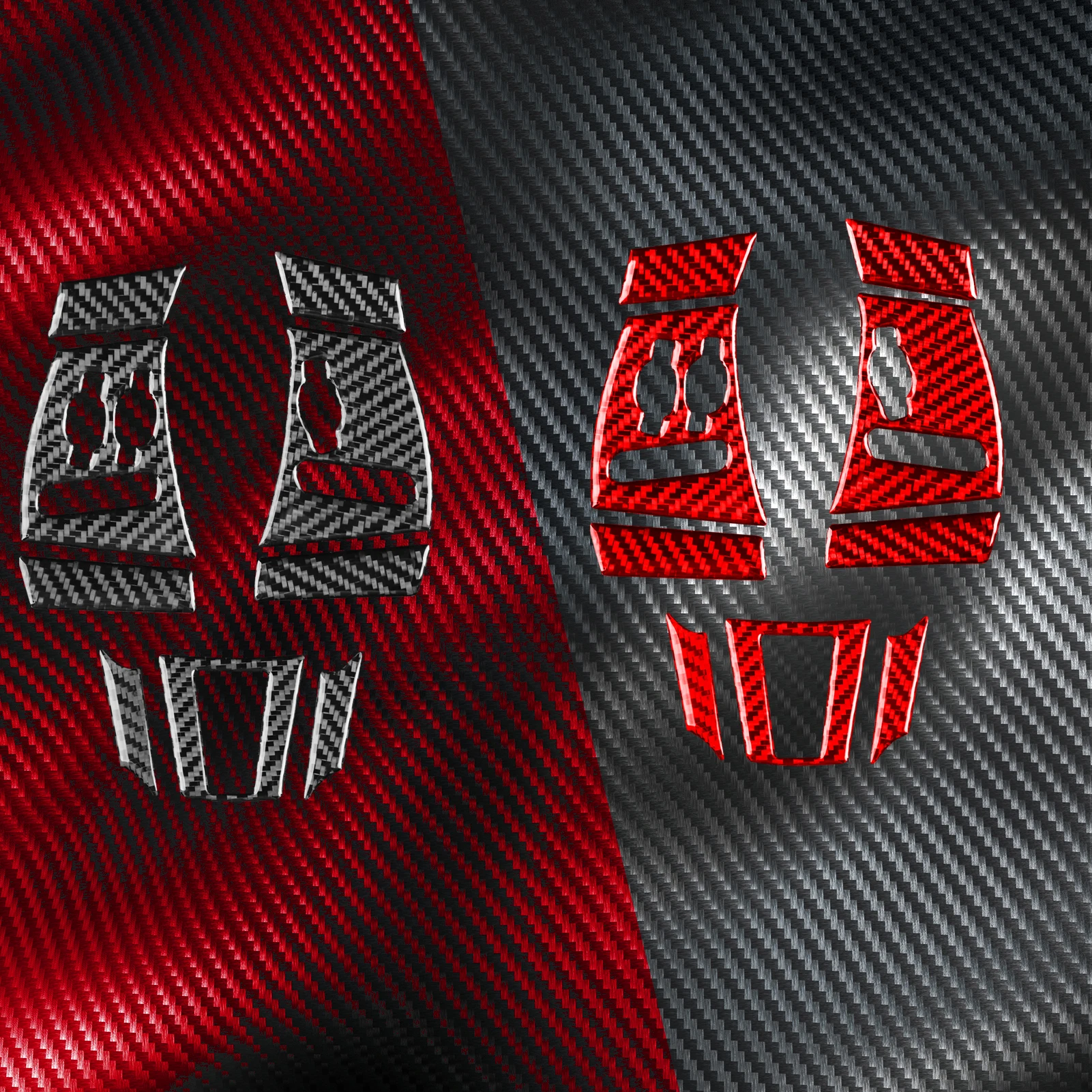 For Jaguar XF 2008 2009 2010 2011 Carbon Fiber  Steering Wheel Kit  Car Interiors Trims Accessories Decorations Stickers