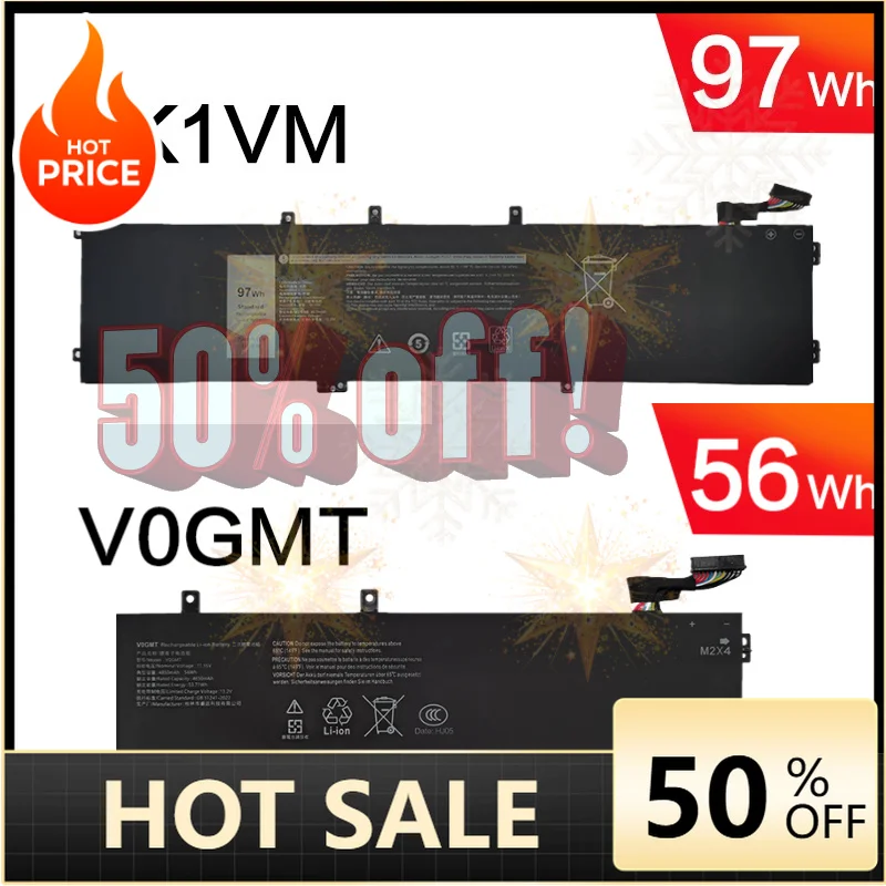SWZY 4K1VM V0GMT Laptop Battery For Dell G7 17 7700 P46E001 P46E 0NCC3D 0W62W6 XYCW0