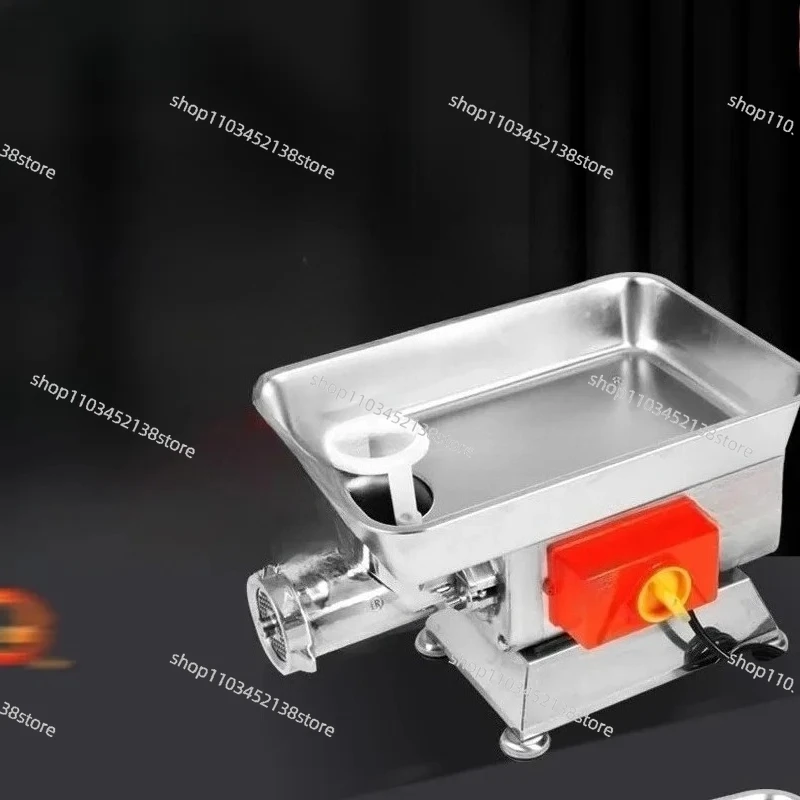 Commercial Electric Frozen Meat Grinder Stainless Steel Meat Mincer Sausage Stuffer Enema Machine