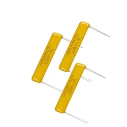 2Pcs HVR82MY4105K chip type 1W ceramic metal glass glaze non-inductive high voltage resistor 68MF100MF72MJ Ohm accuracy 1%