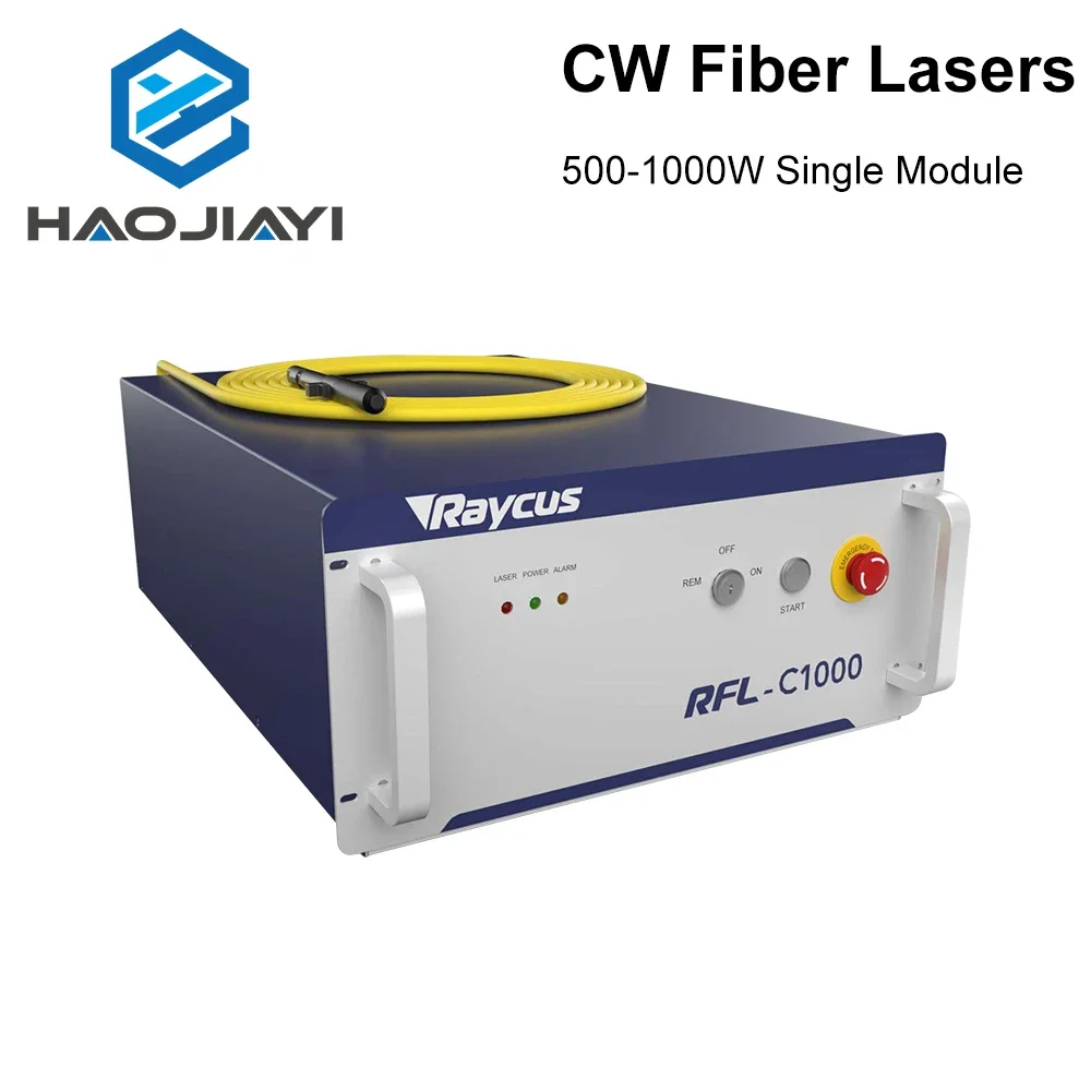 HAOJIAYI Raycus 500-1000W modul tunggal seri laser serat CW 1064nm untuk mesin pemotong serat RFL-C500 RFL-C1000