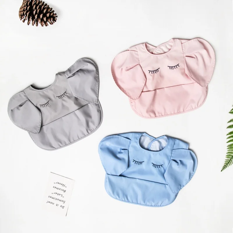 

Baby Eating Cover Children's Apron Drawing Clothes Bib Waterproof Dirt Proof Cute Elephant Sized Bib No Wash