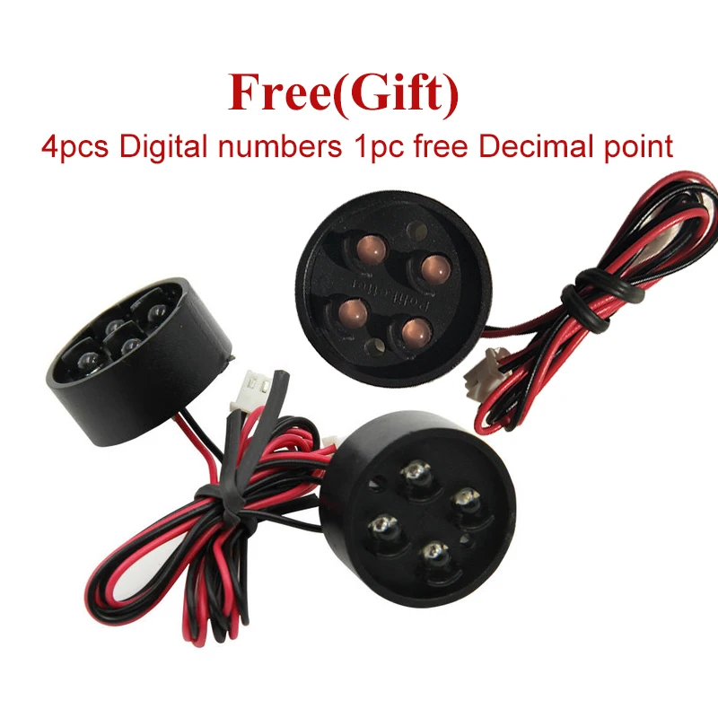 4 قطعة/الوحدة 10 ''في الهواء الطلق 7 سبعة قطعة LED عرض وحدة الرقم الرقمي