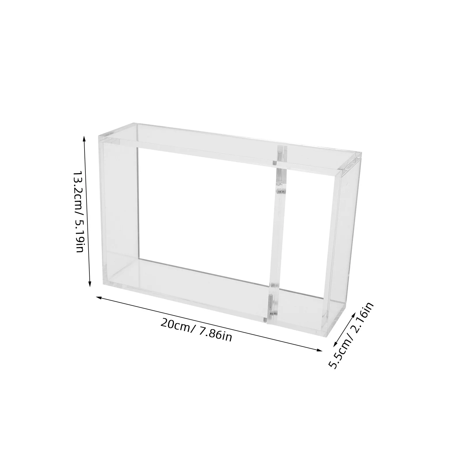 Bubble Mart Display Box Graded Card Case Acrylic Holder Dustproof Showcase Clear Figure