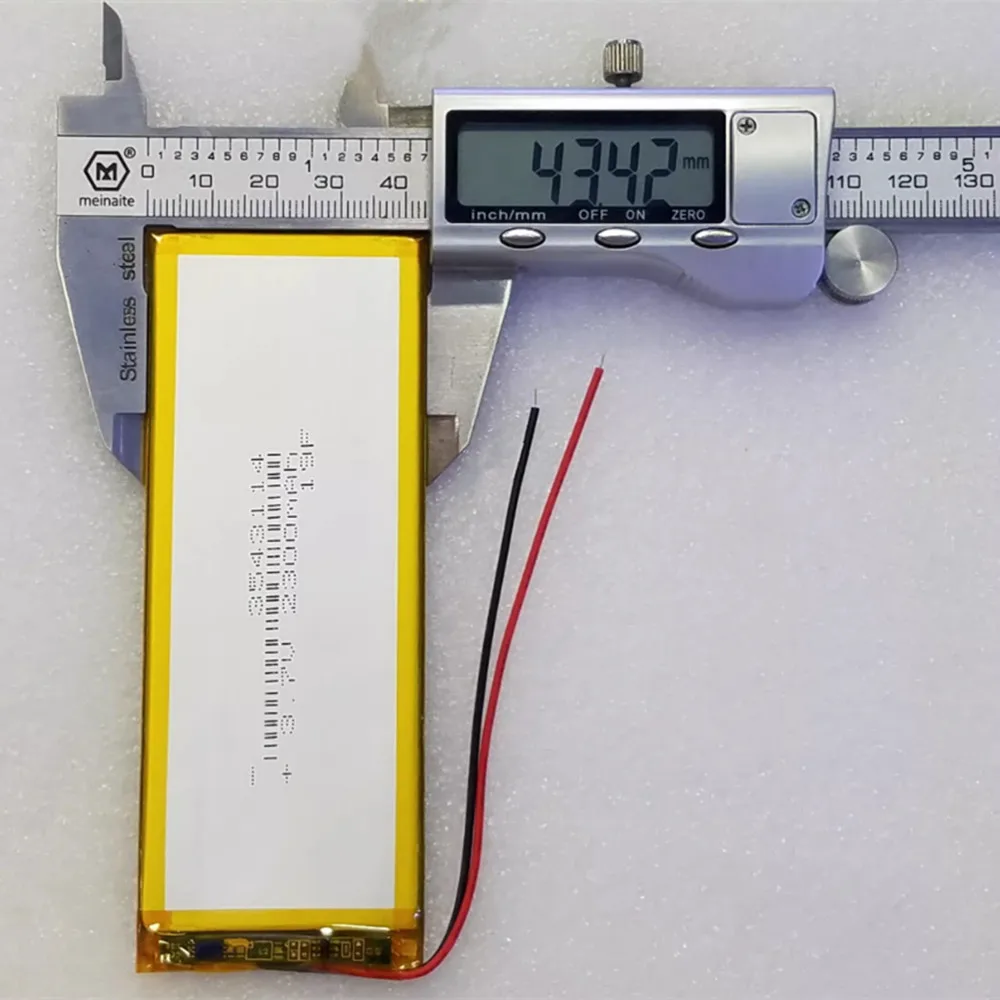 

3543114 Аккумулятор 3,7 В, 2300 мАч для беспроводной Bluetooth-клавиатуры Ikki65 Aurora R2 Nuphy Air75 GPS Power Bank Tablet PC Goophone 5.5