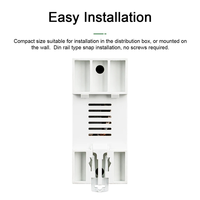 High Quality Tuya Wifi 1-63A Intelligent Automatic Reclosing Protector Current Voltage Monitoring Meterdisplay Switch Power Mete