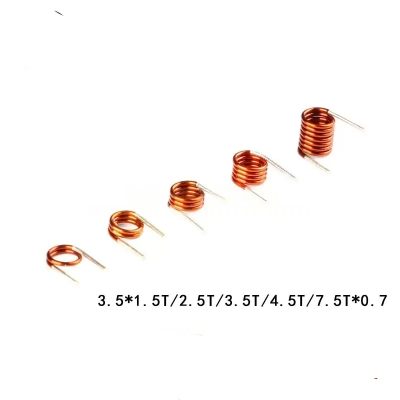 3.5*1.5T 2.5T 3.5T 4.5T 7.5T*0.7 high frequency Hollow coil inductors / Remote control FM coil