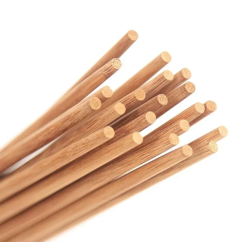 Handmade Natural Bamboo Wood Chopsticks Household Kitchen Bamboo Chopsticks 24cm Reusable Sushi Food Chopsticks Tableware