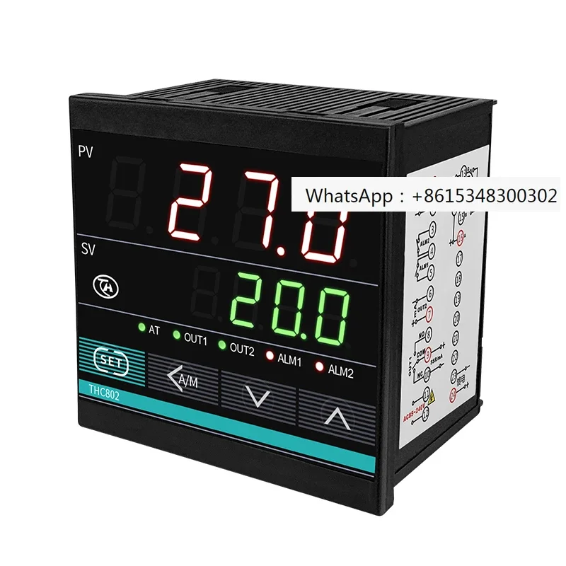 

PID temperature controller 4-20mA input 0-10V output temperature controller ModbusRTU communication PID temperature controller