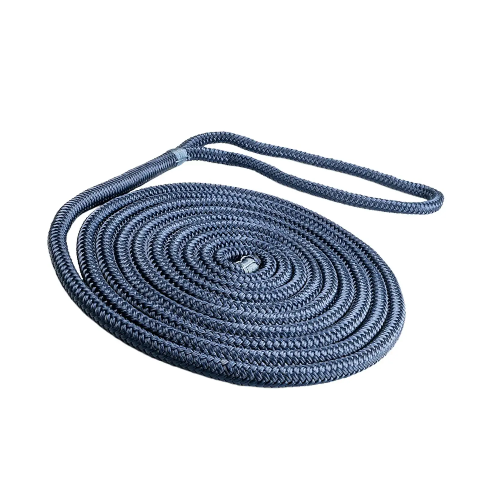 

Double Braided Dock Line 4.6 Meters Long Pre Spliced Eye Rope for Boat Pontoon and Mooring Fender Guards