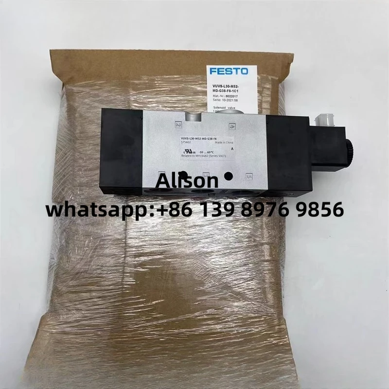 

Original solenoid valve VUVS-L30-P53E-MZD-G38-F8 575631 VUVS-L30-P53E-MZD-G38-F8-1C1 575633 VUVS-L30-P53E-MZD-G38-F8-1B2 575635