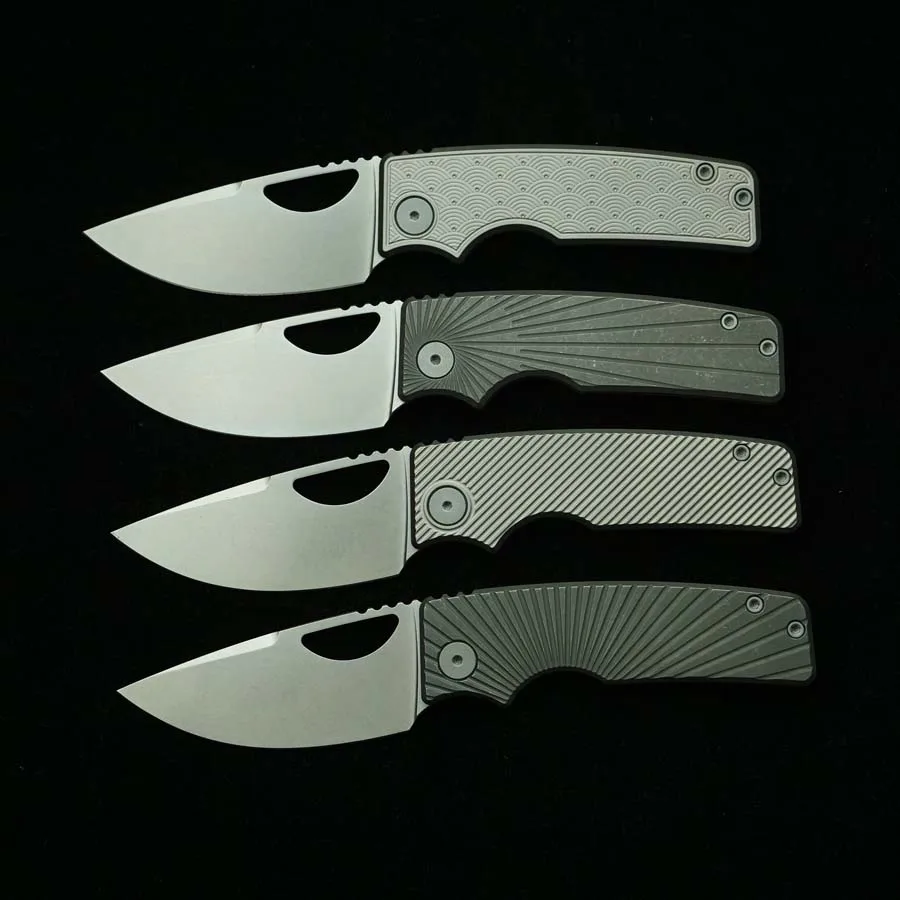 

LEMIFSHE новый складной нож OZ Rosie, настоящее лезвие M390, титановая ручка, открытый кемпинг, охота, кухня, карманный инструмент для выживания, EDC