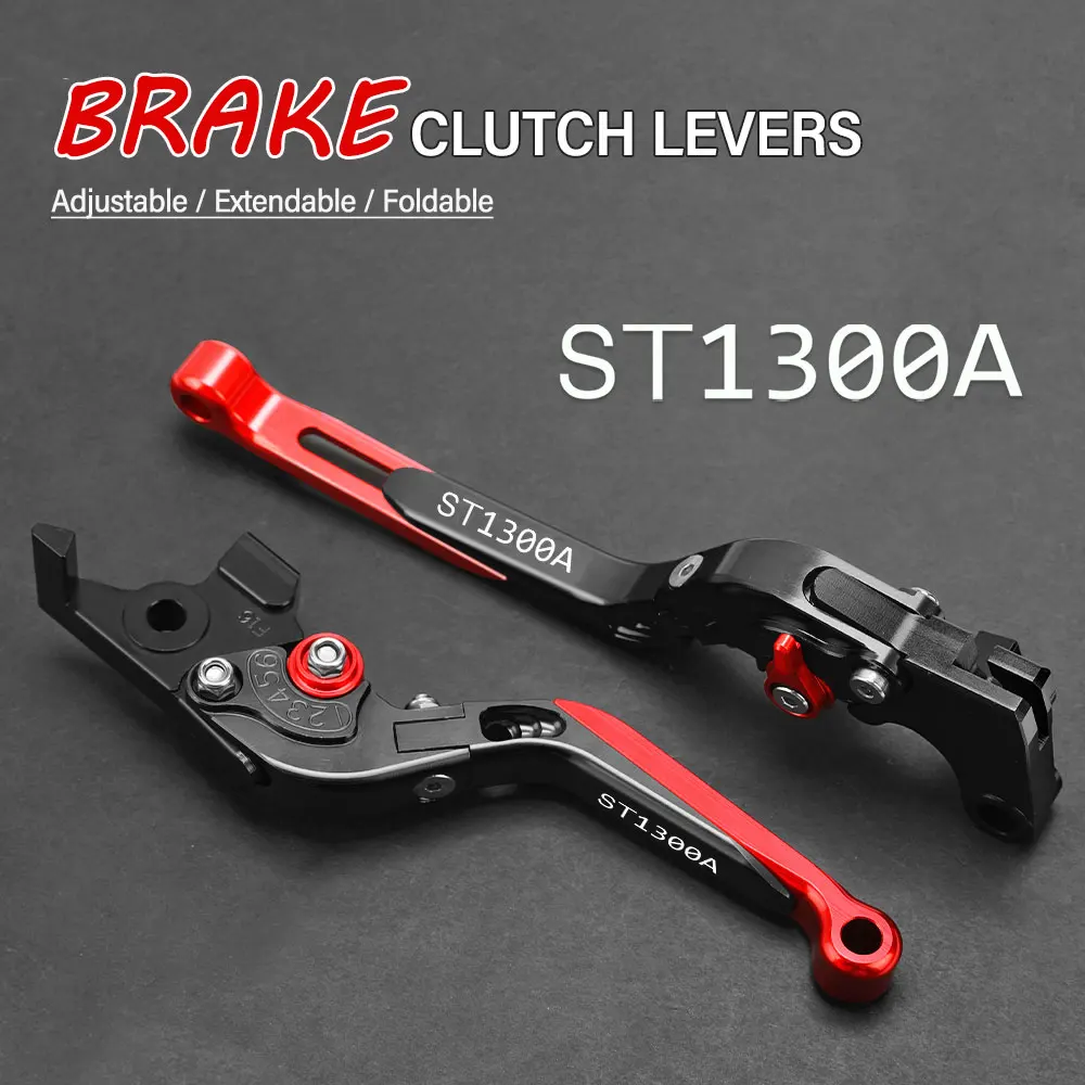 

FOR Honda ST1300A ST 1300A 2003-2006 2007 Motorcycle Hand Brake Clutch Adjustable Levers Handle Folding Extendable Lever grip