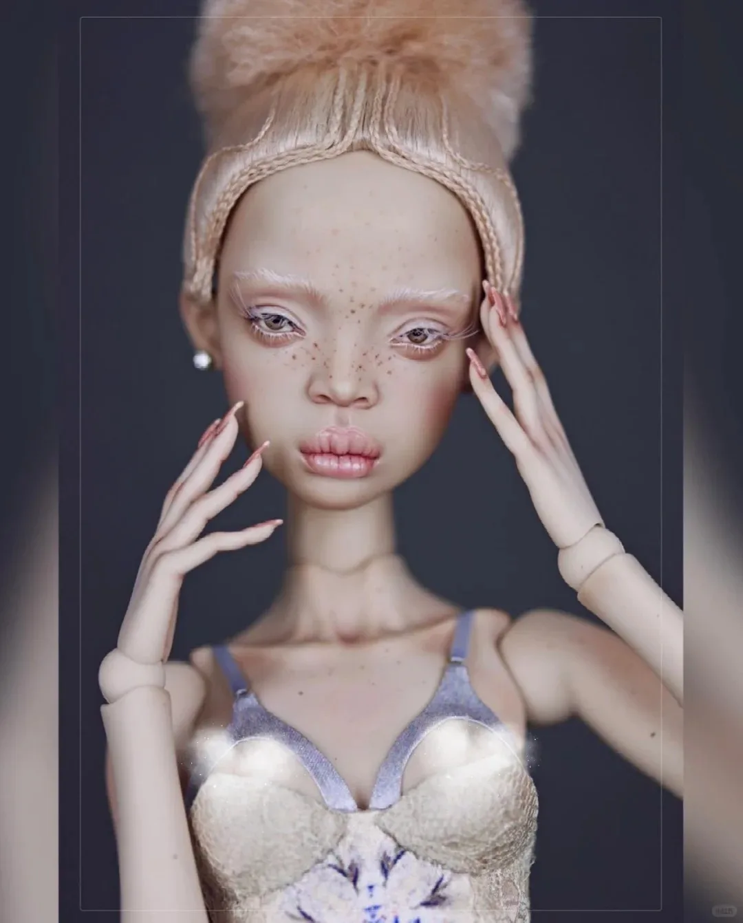 New sd BJD doll 1/4 Big Mouth Girl Hot seller birthday present High Quality Articulated puppet Toy Model nude Collection spot