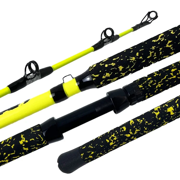 Boat Lure Rod Custom Fiber Glass Epoxy resin  glass fiber Fishing Catfish Glow rod