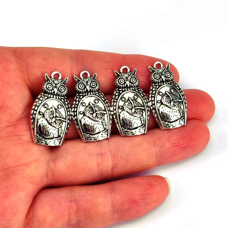 5pcs owl Mothers and Children pendant charm for women man accessories