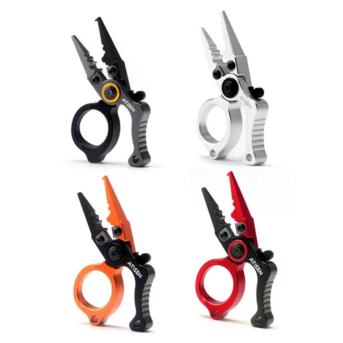 Alicates de Pesca de aleación de aluminio, Mini alicates para señuelos, abridores de anillas, multiherramienta de Pesca, removedor de anzuelos, línea de Pesca trenzada, Accesorios