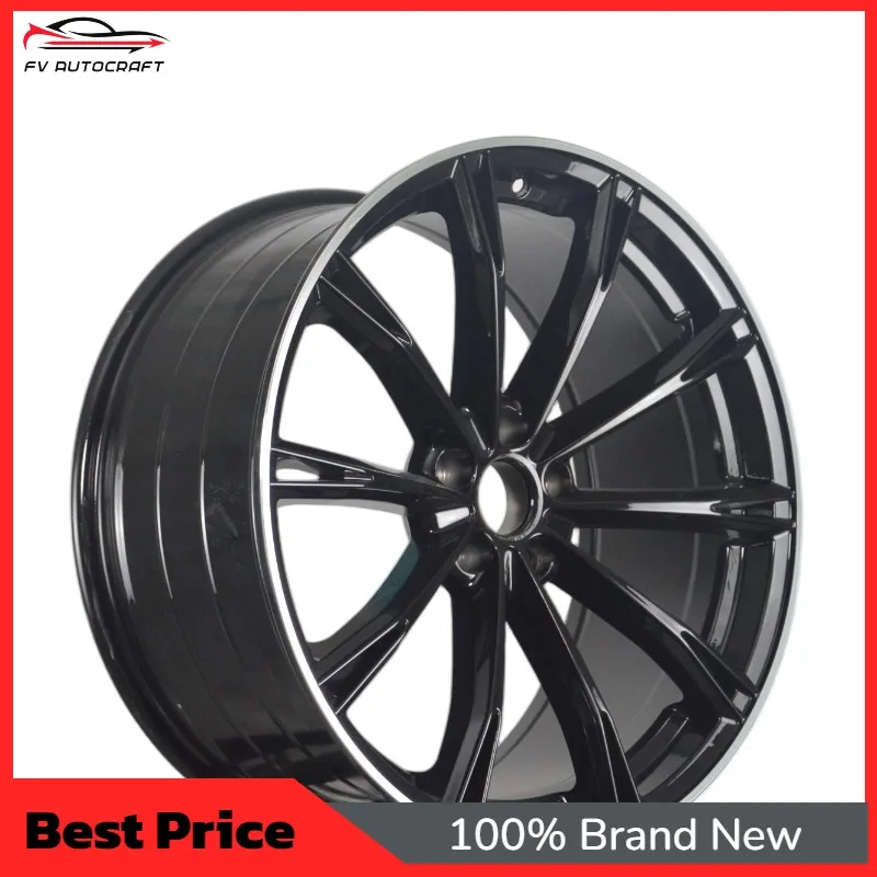 

【2026】High EndCustom ForgedStyle Black Machined LipSportRims15 161718 19 2021 22 23 24Inch 5Lug Drillfor Sport&LuxuryCars Alloy