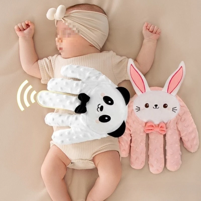 赤ちゃんを落ち着かせるパッティング睡眠補助装置、自動ハンドパット快適デバイス、新生児の就寝時のリラックスのための驚愕防止鎮静ツール