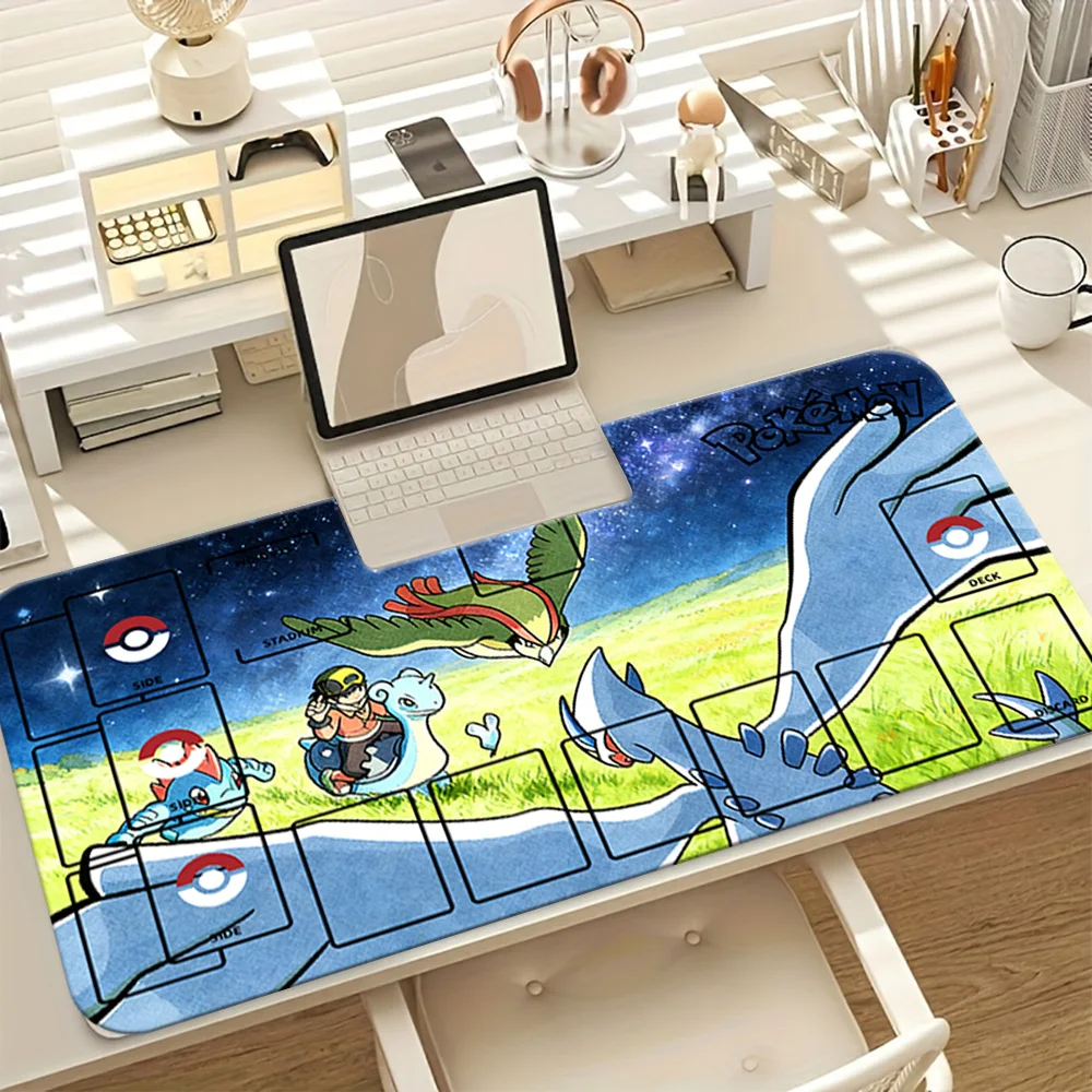 Pokemon Latios Ash Starry Sky TCG Playmat Large Extended Gaming Mouse Pad