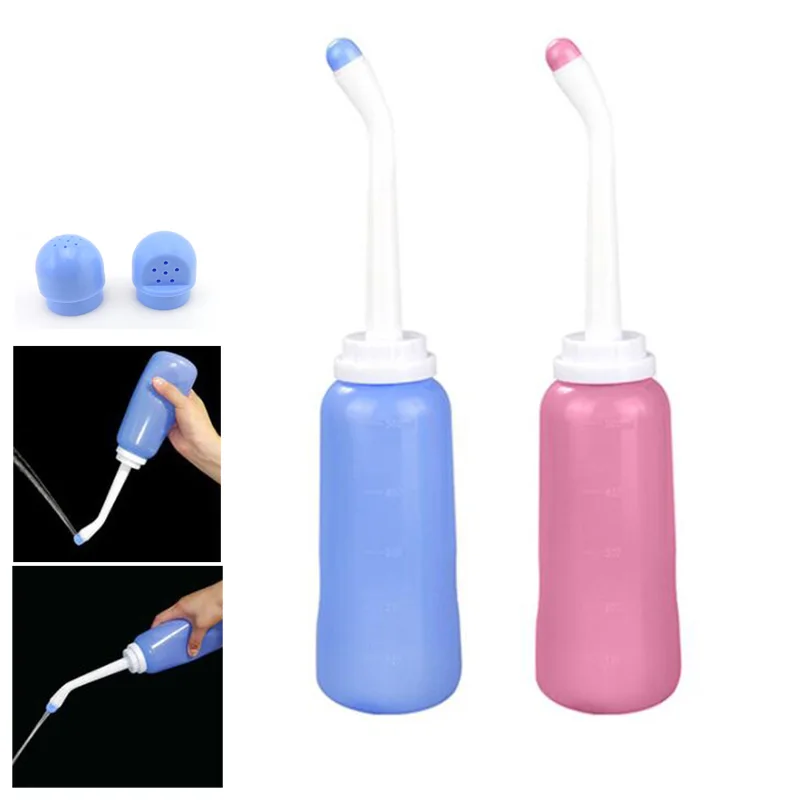 

2-сторонний 500 мл портативный дорожный ручной распылитель для биде, насадка для бутылки, персональный очиститель для унитаза, гигиена сидений, спрей для мытья t1